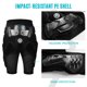 thumbnail image 3 of Protección de cadera Pantalones de armadura para montar Pantalones cortos con almohadilla protectora para motociclismo, 3 of 8