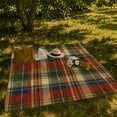 thumbnail image 7 of Earthy Tartan With Rust Green And Gold, Cozy Flannel Blanket with Rustic Tartan Plaid Print, Housewarming Gift for Rustic Plaid Enthusiasts, Home Decor for Bedroom and Living Room, 7 of 7