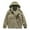 Khaki, variant on IROINNID Men's Hoodie Shearling Long Sleeve Solid Color Comfy Lapel And Fleece Jacket Short Tooling Outwear & Jackets