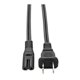 thumbnail image 2 of Cable de alimentación Tripp Lite para portátil no polarizado de 2 ranuras, 1,8 m, negro, 2 of 4