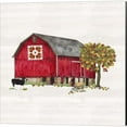 thumbnail image 5 of Great Art Now Fall Barn Quilt by Tara Reed 4 Piece Canvas Art Set Each 14W x 14H, 5 of 5