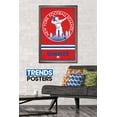 thumbnail image 2 of NFL New York Giants - Retro Logo 15 Wall Poster, 22.375" x 34", Framed, 2 of 3