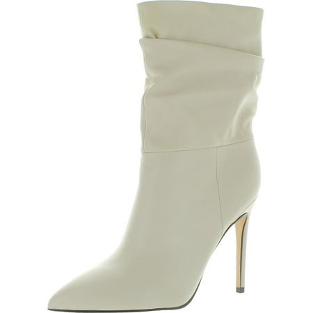

Nine West Womens JENN Leather Pointed Toe Mid-Calf Boots