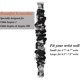 thumbnail image 4 of Scrunchies Compatible con Fitbit Inspire 2 Bandas, Reemplazo de pulseras de tela estampadas con patrón de tela elástica suave para mujer Xemadio WMZL-989-12, 4 of 6