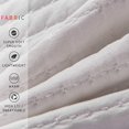 thumbnail image 4 of KASENTEX Quilt Mini Set-Stone Washed-Super Soft Bedspread-Light Weight-White Down Alternative Microfiber Fill-Machine Washable-Solid Colors, 2 King Shams, Ivory, King + 2 King, 4 of 5