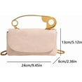 thumbnail image 6 of SPEKSEE Women Creative Pin Handbag with Chain PU Leather Elegant Dinner Bag Large Capacity Versatile Sling Bag Wedding Party Evening, 6 of 18