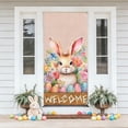 thumbnail image 6 of SIYTUAU Easter Door Curtain Party Decorations Polyester Fabric Large Door Cover 70.87 X 35.43 Inches Spring Festival Wall Decor Set B B, 6 of 6