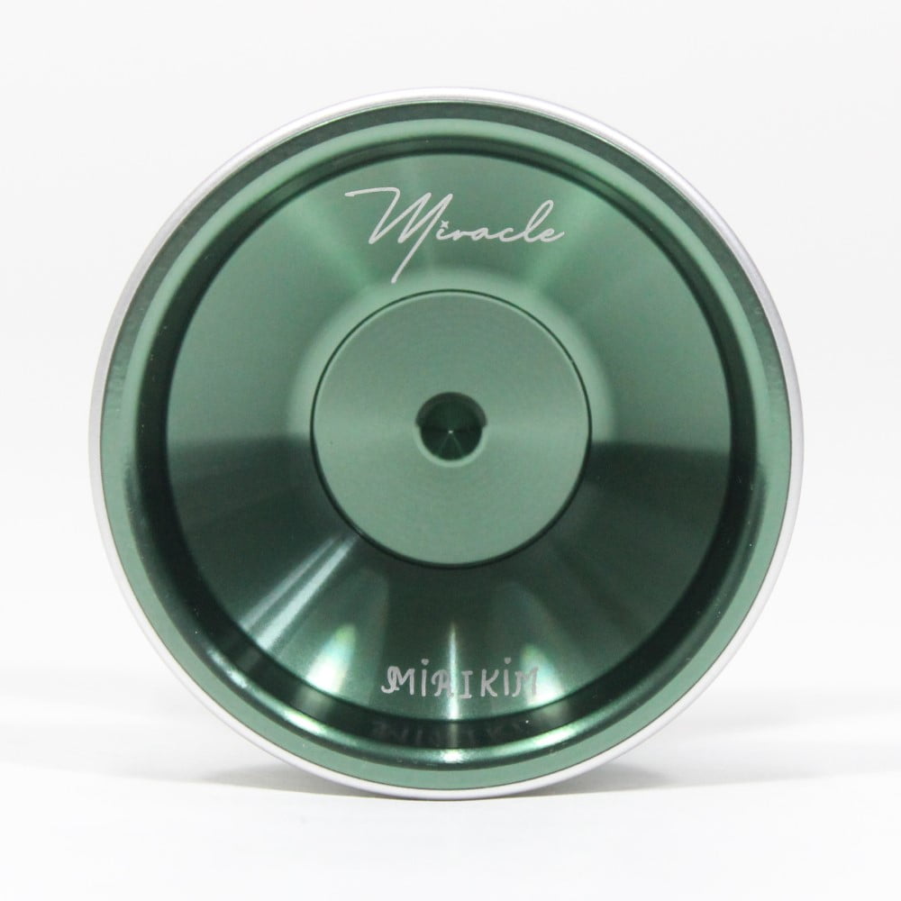 YoYoFactory Miracle Yo-Yo - Hybrid - Miri & Mir Kim Signature YoYo (Green w/Aluminum Rings)