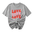 thumbnail image 1 of Camisetas de Manga Corta para Mujeres, Camiseta de Cuello Redondo Impresa de Moda, Primavera Y Verano Casual, 1 of 8