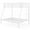 White, variant on Costway Twin Over Full Metal Bunk Bed with Integrated Ladder Full-length Guardrail Black
