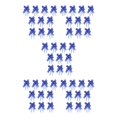 thumbnail image 1 of Advancent 10 piezas Bow Pull Decor Artes Exquisito Embalaje festivo DIY Artesanía Plástico ligero Tirado a mano Flor Evento Rosa / Azul Type2 NO2 Advancent CBP588610, 1 of 4