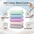 thumbnail image 3 of Grip Socks for Women, PUTUO Cotton Non Slip Yoga Sock, Breathable Seamless Gripper Socks for Athletic Pilates Ballet Workout Hospital, 5 Pairs, 3 of 5