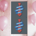 thumbnail image 5 of Decorative Design Happy Father's Day Banner Polyester Material Tie Decoration Blue Ribbon for Family Celebration Indoor Decoration Event Decoration, 5 of 8