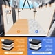 thumbnail image 2 of Funda para asiento trasero de automóvil para perro Lekespring con base rígida beige, 2 of 8
