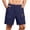 Navy, variant on Men's Cargo Shorts Elastic Waist Casual Loose Shorts Summer Athletic Running Tennis Sports Workout Shorts with Pockets