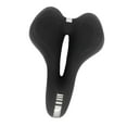 thumbnail image 2 of Sillín de bicicleta cómodo y transpirable con absorción de impactos para hombre y mujer Negro, 2 of 9