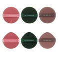 thumbnail image 3 of Maytalsory Lot de 7 Applicateurs de Fond de Teint Cosmétiques Double Face Réutilisables Éponge de Maquillage Outils Portables pour Femmes Filles Femmes Rond Vert 1Set, 3 of 6