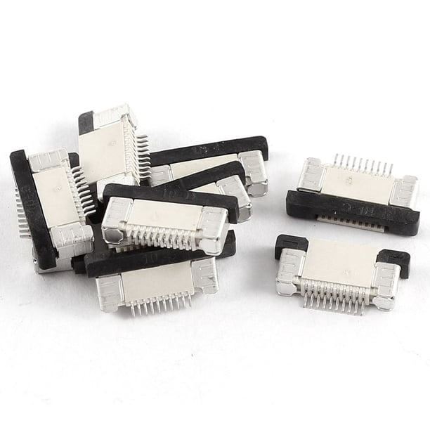 10Pcs Conectores de Sockets de Cinta FFC FPC de 10 Pines y Paso de 0.5mm