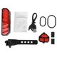 thumbnail image 1 of Luz trasera para bicicleta, Control remoto inalámbrico, lámpara de señal de giro para ciclismo nocturno de seguridad, 1 of 8