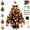 Black, variant on DIY Beaded Christmas Tree Making Kit, 3D Crystal Bead Tabletop Tree Craft Set, Holiday Tabletop Decor, Handmade Ornament Kit for Winter Home Decoration & Gift(Style A)