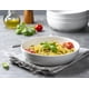 thumbnail image 3 of Kook Tazón para pasta, ensaladeras, tazones para servir, sopa, cerámica, gran capacidad, apto para microondas y lavavajillas, juego de 4, 40 onzas (blanco), 3 of 6