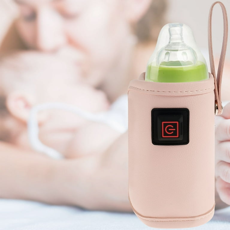 Portable Bottle Warmer for Baby Breastmilk, USB Charge and Accurate Heating  of Car and Travel Bottle Warmer,Adjustable Gear and Automatic Insulation