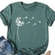 thumbnail image 4 of Sonducket Camiseta Estampado Cuello Camiseta Mujer Suelta Verano Top, Púrpura, S Prendas para la parte del cuerpo Verde S Sonducket AP002011-01, 4 of 5