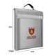 thumbnail image 4 of Bolsa para documentos ignífuga 15*11*2.56in Agua de fuego plateada recubierta de silicona que no pica yeacher  Bolsa ignífuga, 4 of 8