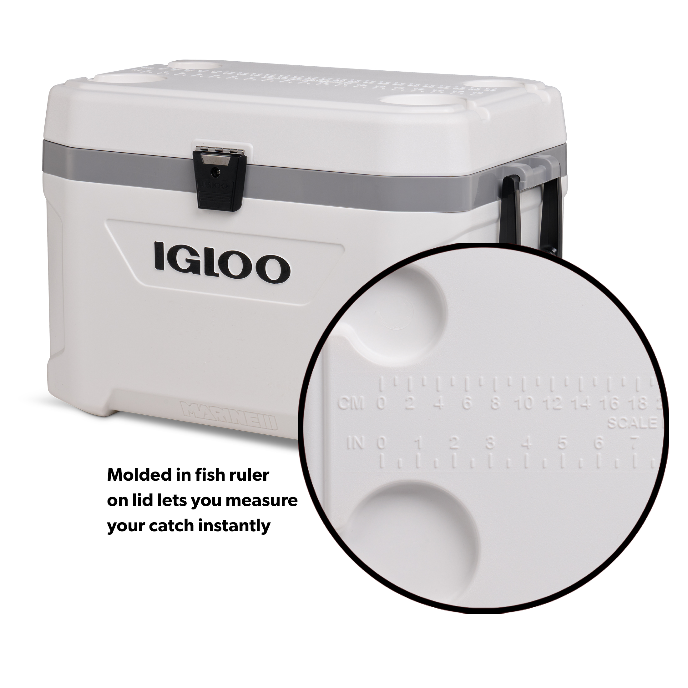Igloo 54 QT Hielera Marina Ultra, Blanco 3