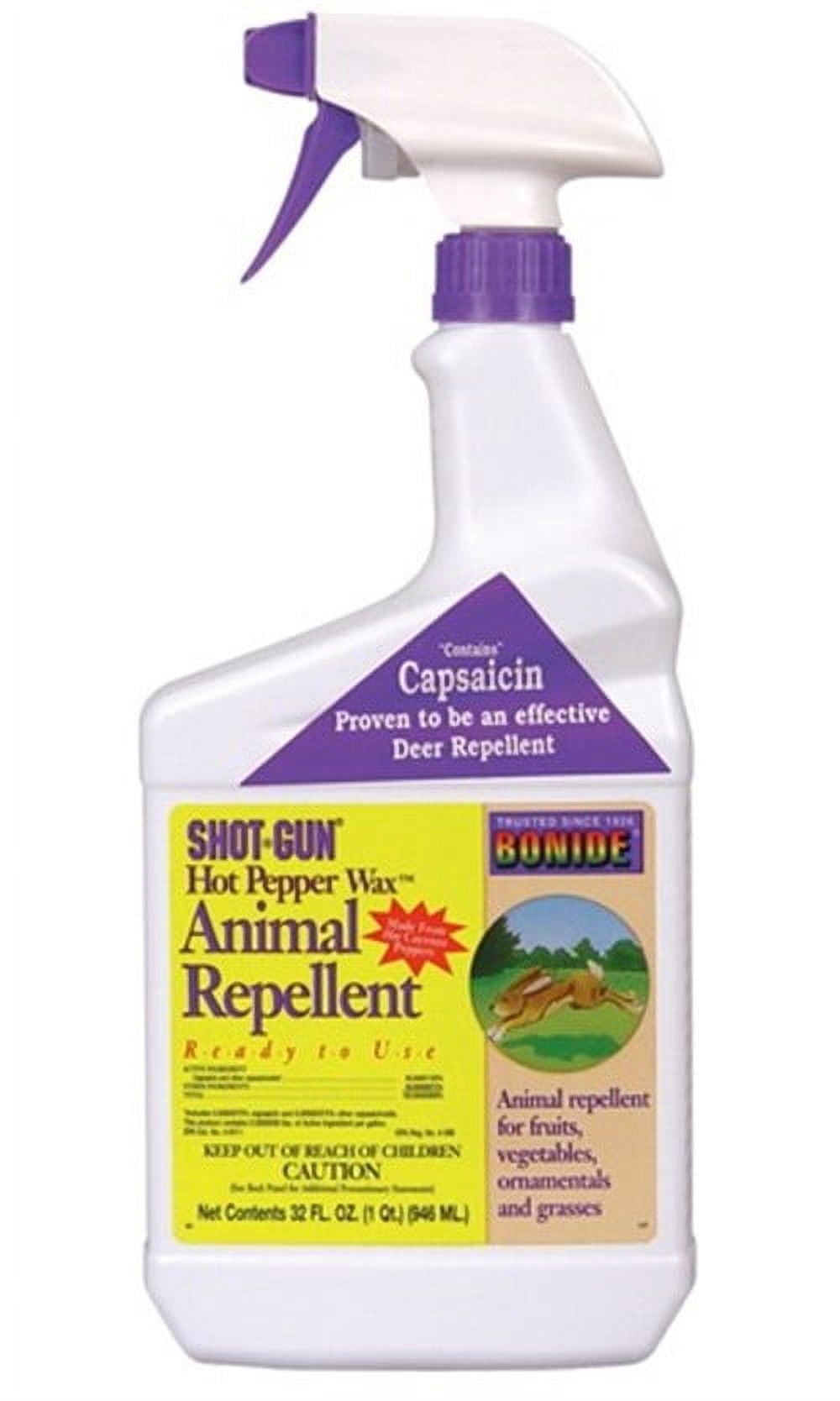 Bonide Ready-to-Use Hot Pepper Wax Animal Repellent, 32 oz