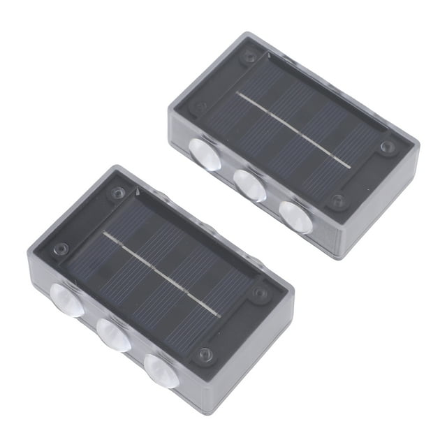 2 Piezas De Lámparas Solares Para Pared, IP44 Resistentes Al Agua Lámparas Para Lavandería Con Panel Solar, Iluminación Automática Para Villas, Patios Interiores