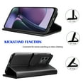 thumbnail image 4 of Tiflook For Motorola Moto G Stylus 5G | 2023 | Wallet Case, Luxury PU Leather ID Cash Credit Card Holder Slots [Kickstand Feature] [Wrist Strap] Carrying Flip Cover [Black], 4 of 6