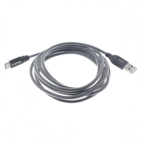 Authentic Short Two 8inch USB Type-C Cable for Samsung Galaxy A71s 5G UW Also Fast Quick Charges Plus Data Transfer! White+Black