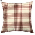 thumbnail image 3 of Ludlz Modern Plaid Pillow Case Throw Cushion Square Cover Protector Home Car Decor, 3 of 7