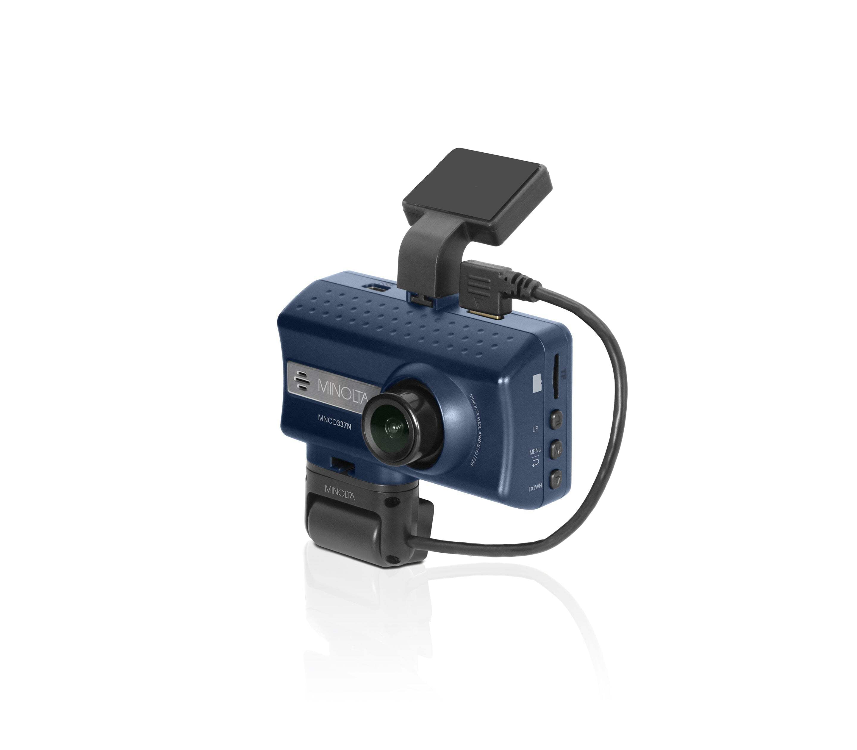 Minolta MNCD337N 2-Channel 1080P Car Camcorder w/3.0