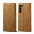 thumbnail image 2 of Compatible with Samsung S23 Plus Wallet Case, PU Leather Flip Folio Case with Card Holders RFID Blocking Kickstand [Shockproof TPU Inner Shell] Phone Cover For Samsung Galaxy S23 Plus,Brown, 2 of 11