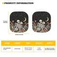 thumbnail image 5 of Yuyamidu Skull Car Windshield Shades for SUV Automobile Truck Mushroom Car Sun Shade Windshield Decor 2 Pieces Portable Car Shades for Front Windows, 5 of 5