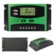 thumbnail image 4 of Controlador solar de 30 A, 12 V, 24 V, función LCD, salida USB dual de 5 V CC, panel de células solares, regulador de carga de batería, 4 of 8