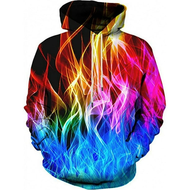 WILLBEST Sudaderas para Hombre, Sudaderas con Capucha con Estampado Gráfico 3D A La Moda para Hombre, Sudaderas con Capucha y Bolsillo XXGrande