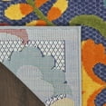 thumbnail image 4 of Nourison Aloha Outdoor Navy Multicolor 9' x 12' Area Rug (9x12), 4 of 9