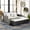 Black/Beige, variant on SAFAVIEH Cadeo Outdoor Patio Daybed, Natural/White