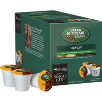 Green Mountain Half-Caff Coffee Keurig K-Cups, 108