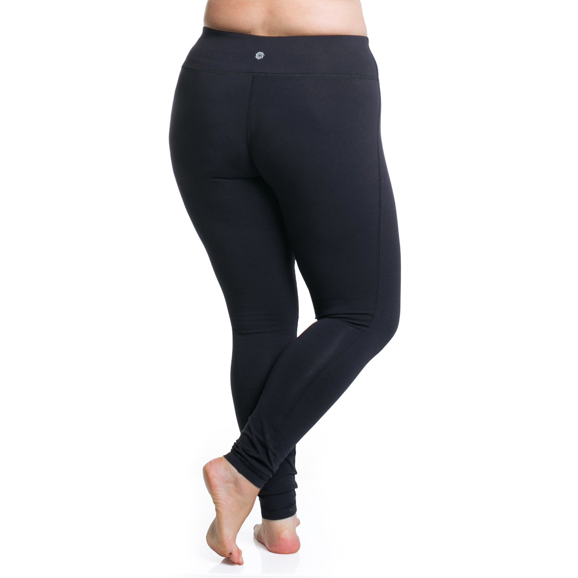 Rainbeau Curves Active Sport Legging, Women's Plus, Black 26/28