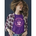 thumbnail image 2 of Unicorn University - Heart-Eyed Emoji Design Women's T-shirt, 2 of 4