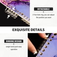 thumbnail image 4 of Haosy Pink Purple Blue Marble Notebooks 1-subject Journal 60 Sheets A5 College Ruled Paper Detachable Ring 8.3"x5.7", 4 of 8