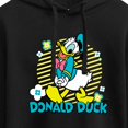 thumbnail image 3 of Disney - Donald Duck  - Juniors Cropped Pullover Hoodie, 3 of 5