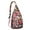 Pink, variant on Boho Waterproof Hiking Sling Backpack for Women – Retro & Rustic Lightweight Crossbody Bag with Adjustable Strap, Floral Chest Bag for Travel, Outdoor Adventures & Everyday Use