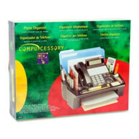 UPC: 0794192552002 | Compucessory  Telephone Stand/Organizer  1 Each  Black