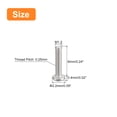 thumbnail image 2 of Uxcell M1.2x0.25x6mm 100 Pack Metal Flat Round Head Screws Phillips Drive Machine Bolt, 2 of 5