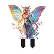 Enchanting Colorful Acrylic Flower Pot Garden Home Courtyard Decoration Floor Insertion